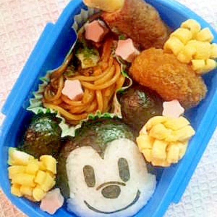 キャラ弁 朝10分でできるミッキー レシピ 作り方 By Sirahoshi 楽天レシピ キャラ弁 朝10分でできるミッキー レシピ 作り方 By Sirahoshi 楽天レシピ